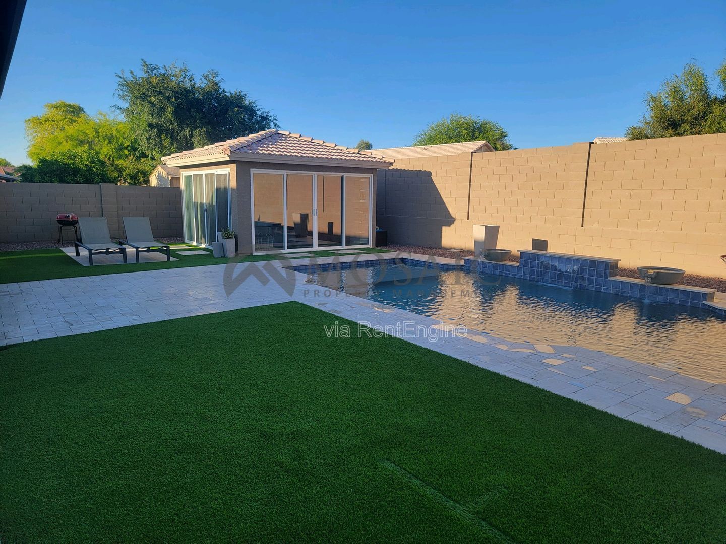STUNNING 3 bed/2 bath remodel in Chandler with pool and multi use pool house property image