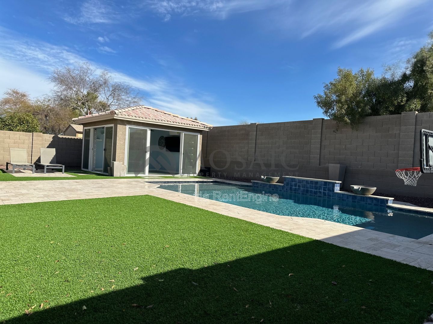 STUNNING 3 bed/2 bath remodel in Chandler with pool and multi use pool house property image