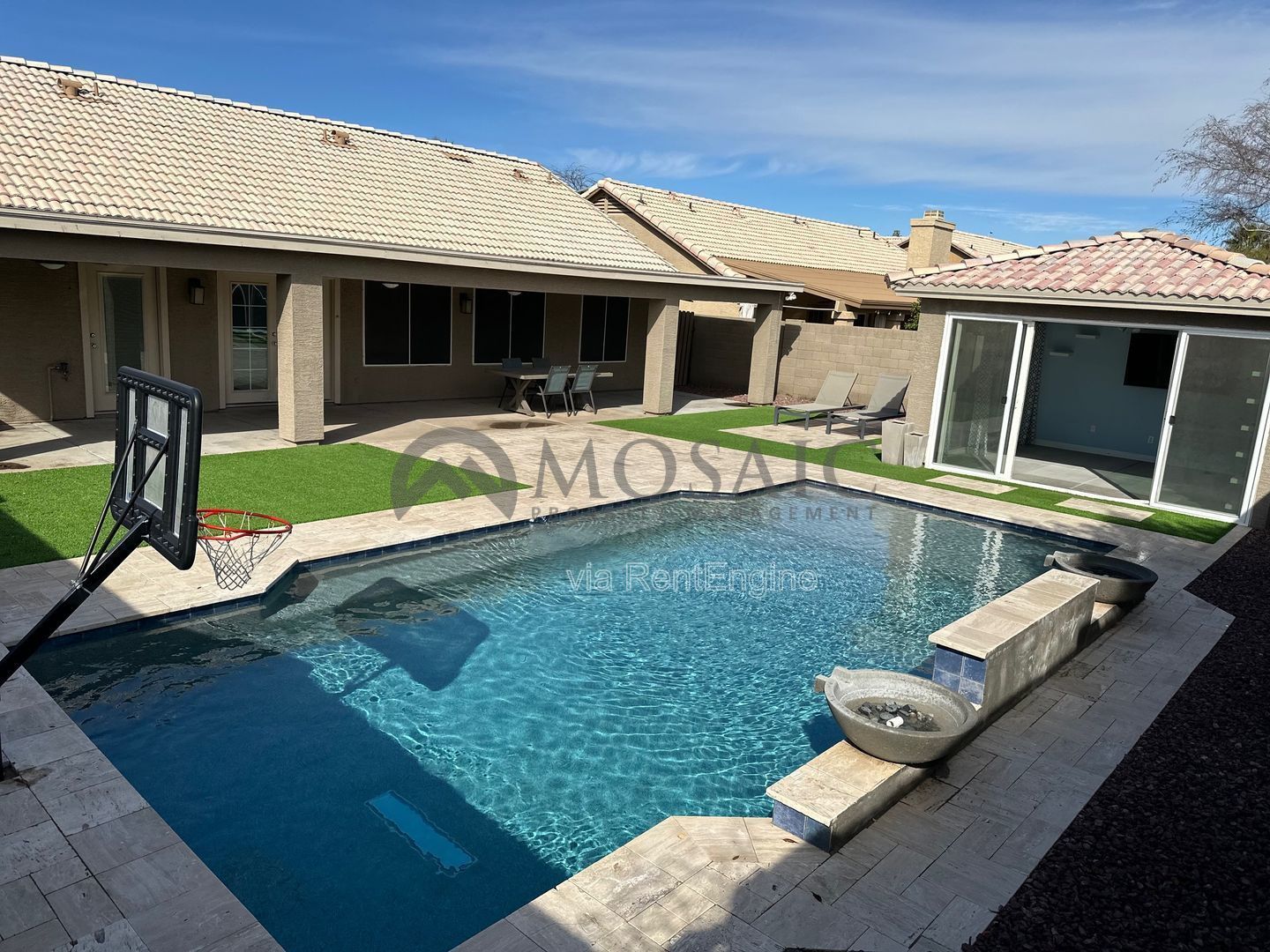 STUNNING 3 bed/2 bath remodel in Chandler with pool and multi use pool house property image